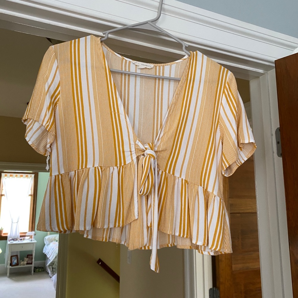 Pacsun tie front shirt